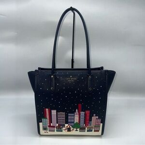 Kate Spade NWT Winter Wanders NS Tote Multi Color
